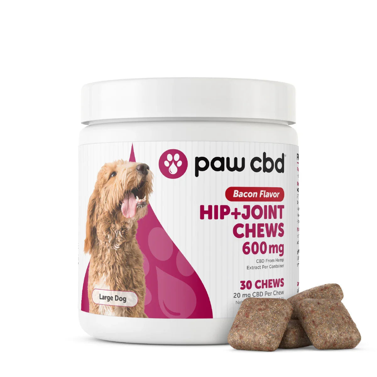 Broad Spectrum CBD Dog Hip + Joint Chews - cbdMD
