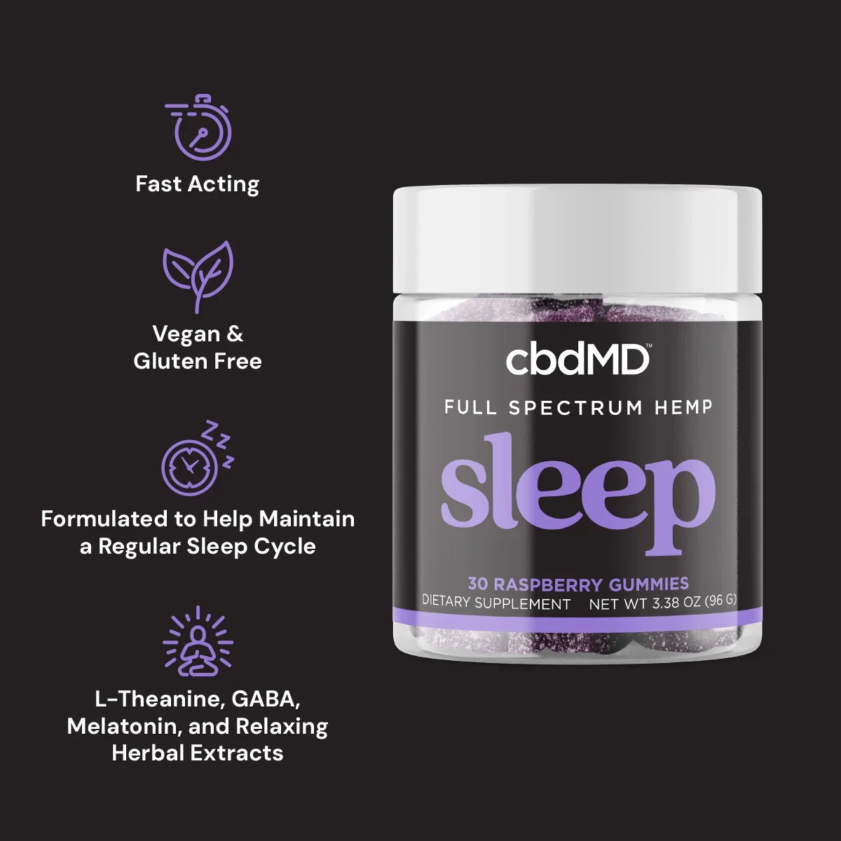 pros: Full Spectrum CBD Sleep Gummies