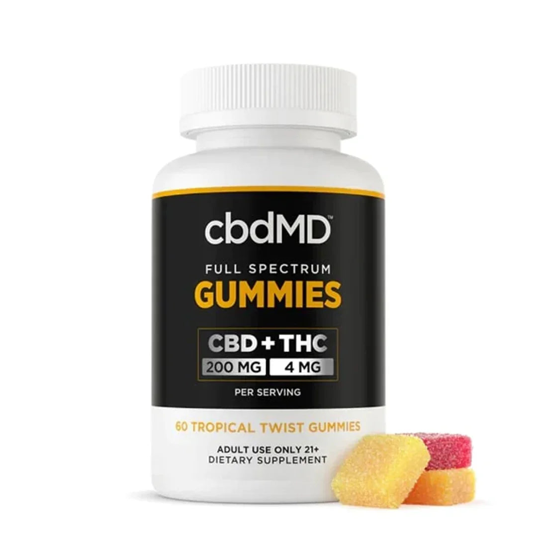 Full Spectrum CBD Gummies with THC | cbdMD