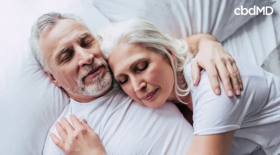 Happy Couple Getting Better Sleep for Self Care