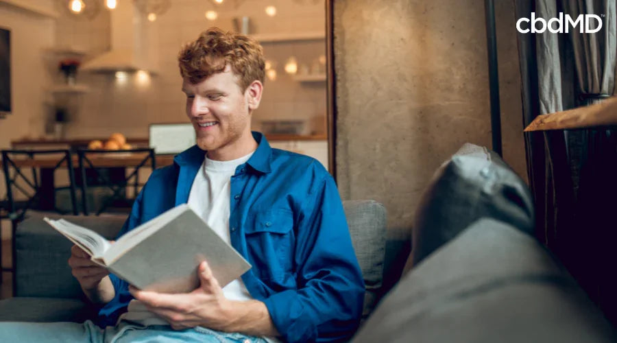 Happy Man Practicing Daily Mental Health Rituals