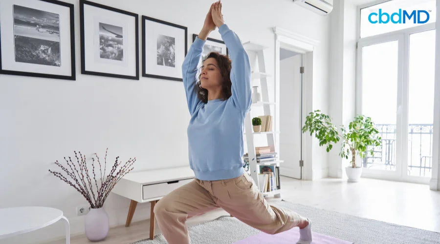 Happy Woman Practicing Self Care for Mental Health