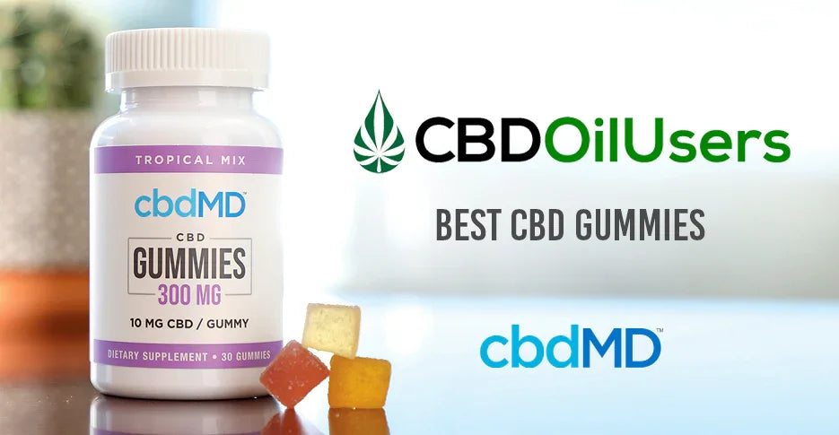 CBDOilUsers.com Honors cbdMD for Best CBD Gummies - cbdMD
