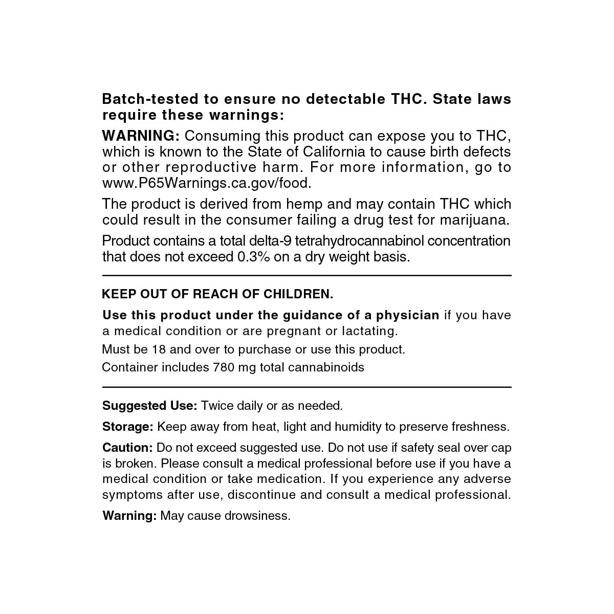 What to Look for in Calm CBD Products