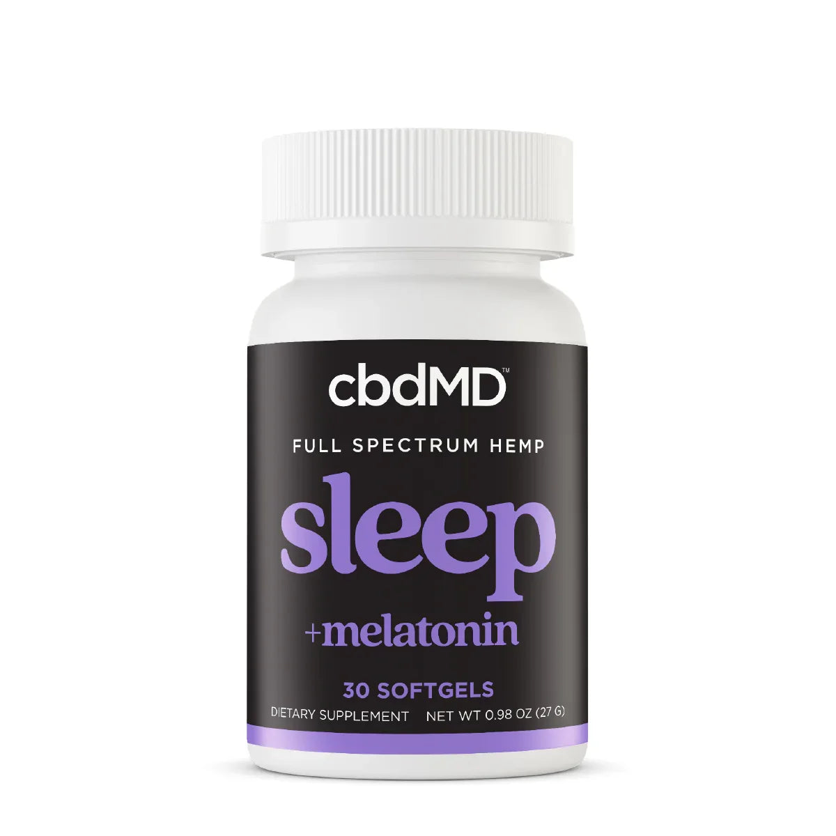 Full Spectrum CBD Sleep Softgels - cbdMD