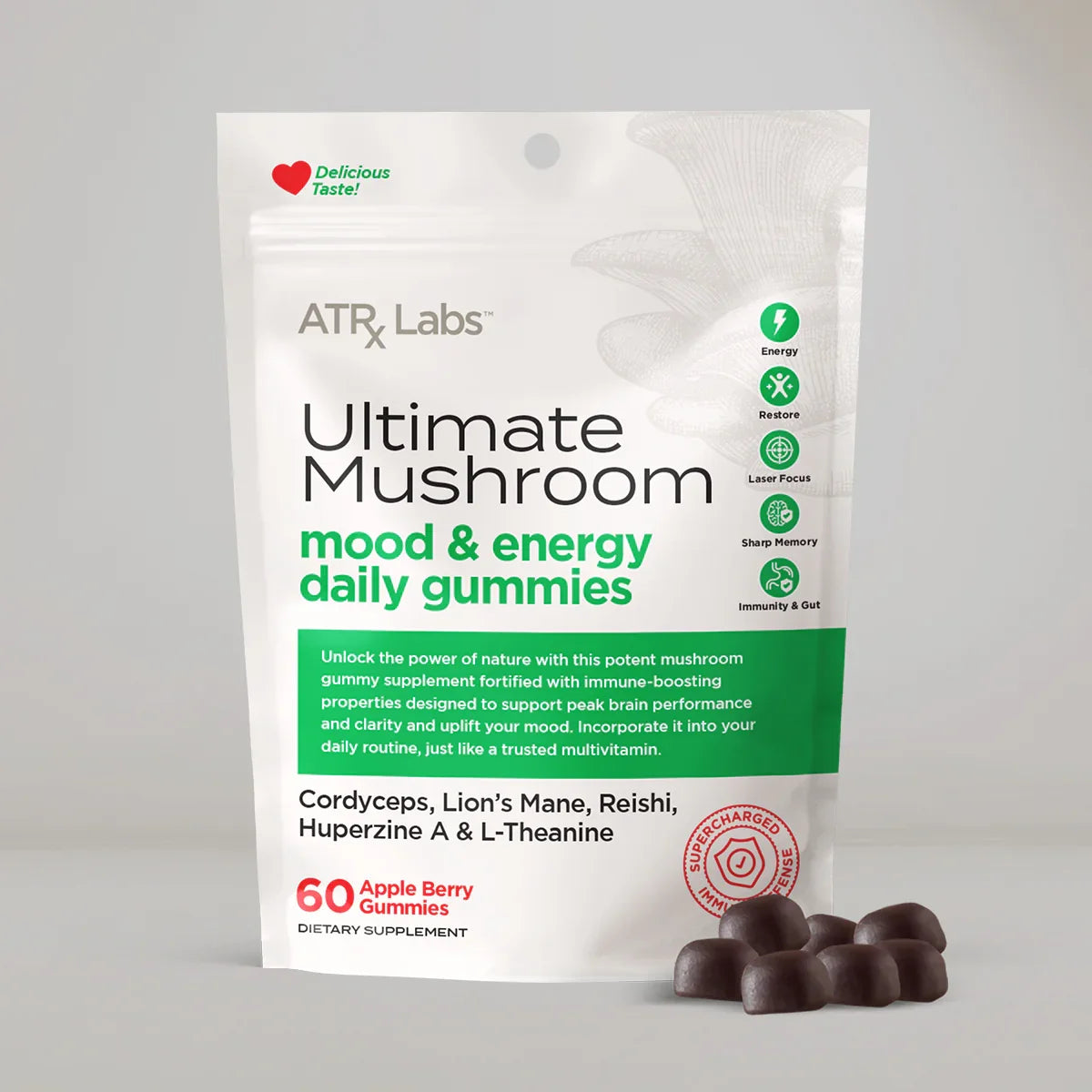 Ultimate Mushroom Daily Gummies - cbdMD