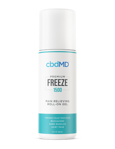 cbdMD freeze pain relieving roll-on gel